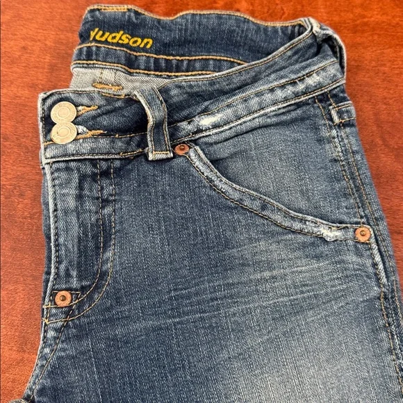 Hudson Iconic Vintage Flap Pocket Bootcut/Flare Jeans Sz 28 - Picture 6 of 7